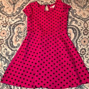 Girls polka dotted dress